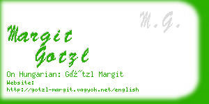 margit gotzl business card